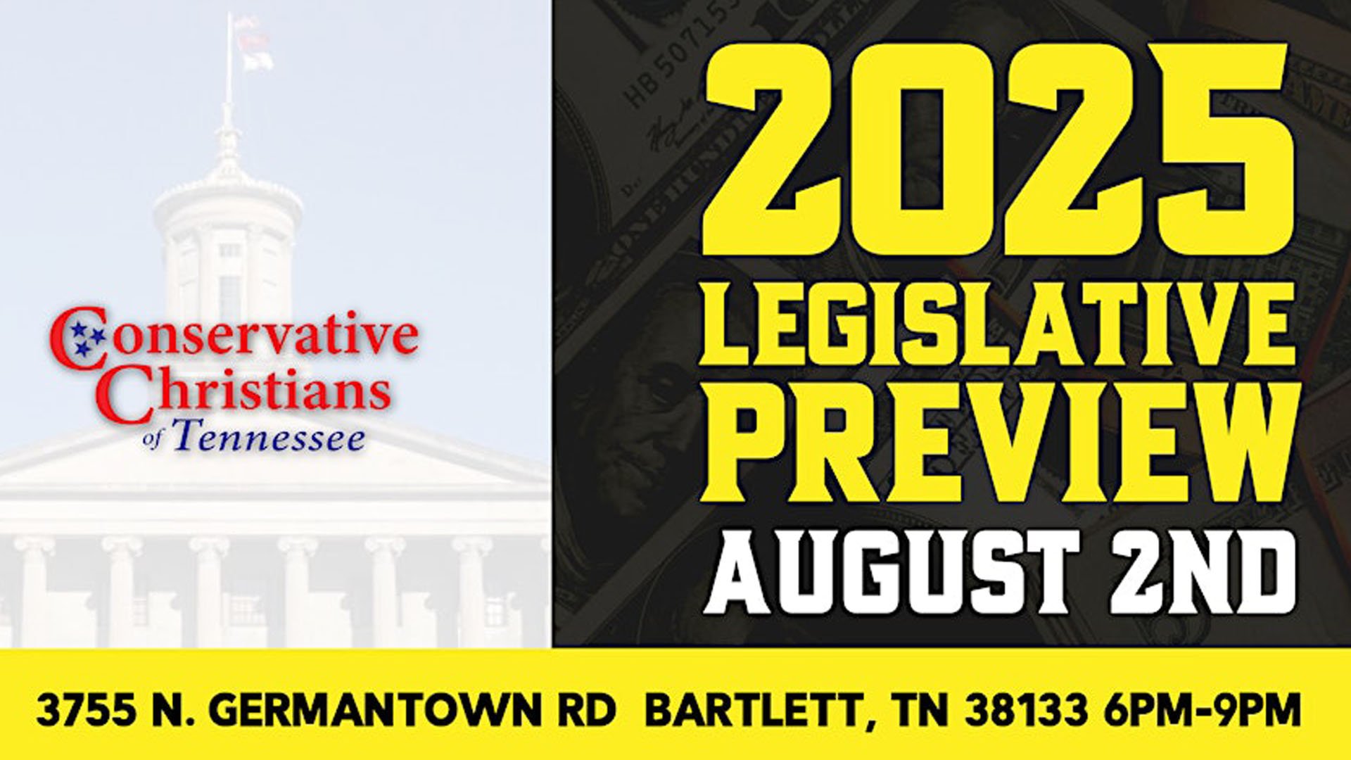 Conservative Christian of Tennessee | Legislative Preview